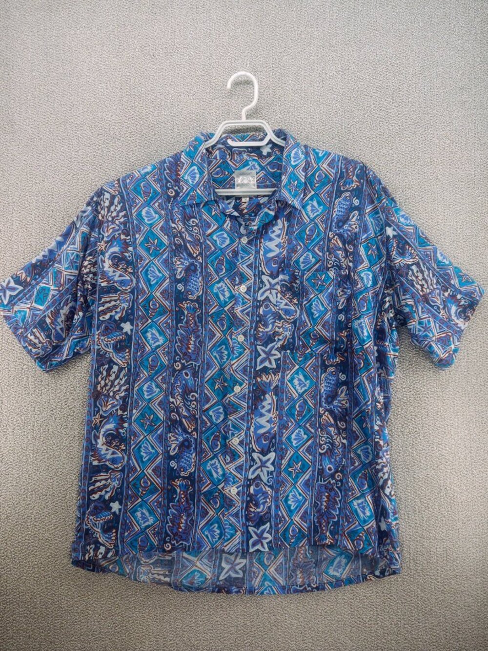 Vintage St Michael by Marks & Spencer Button Down Shirt, Abstract Print